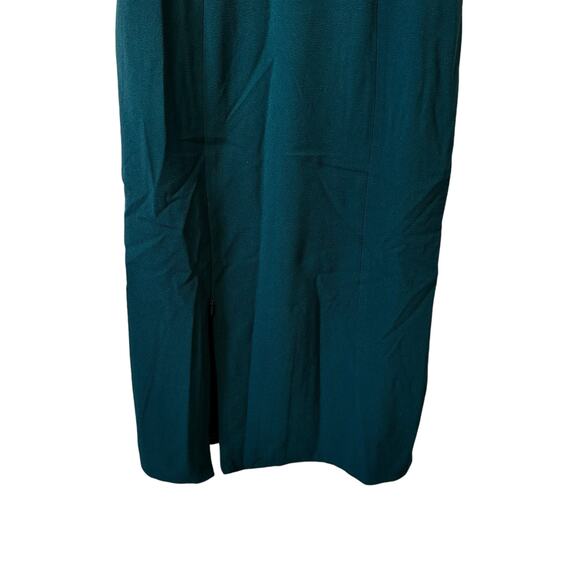 Dress The Population New Women's Gloria Sheath Midi Dress Pine Hidden Zipper M - Picture 7 of 14